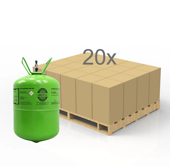 R-407A Virgin Refrigerant – 25 lb Cylinder | AHRI-700 Certified R-22 Replacement