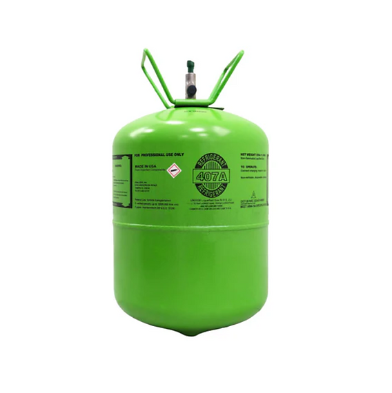 R-407A Virgin Refrigerant – 25 lb Cylinder | AHRI-700 Certified R-22 Replacement