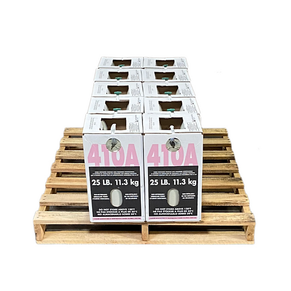 R-410A Virgin Refrigerant – 25 lb Cylinder | AHRI-700 Certified