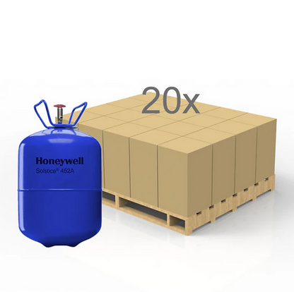 R-452A Virgin Refrigerant – 25 lb Cylinder | AHRI-700 Certified A1 Non-Flammable